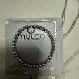 Mulco Metallic Beaded Men's Bracelet